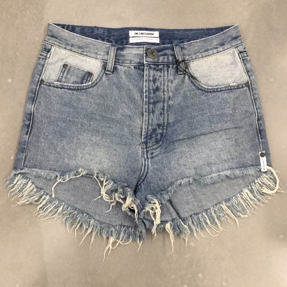 One Teaspoon Outlaws Mid Length in Bluest